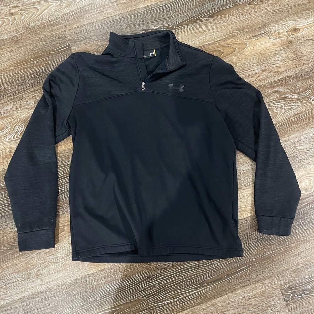 Under Armour Men's Zip Up Black Sweater